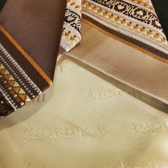 Lot of 11 Brand Name Men's Ties 100% Silk Nicole Miller X'Andrini Geoffrey Beane - Picture 11 of 12